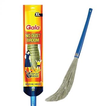 Gala No Dust Broom Extra Long (For Floor Cleaning Multipurpose, Fiber) (149629)