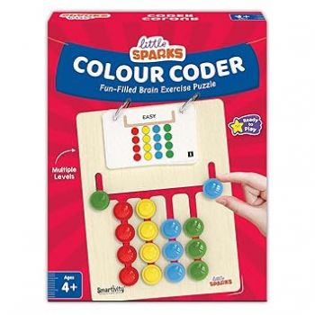 Smartivity Kids Montessori Slide Puzzle Game IColor & Pattern Matching Learning Toys for Kids 4-8 Years I Birthday Gift for Unisex I Preschool Educational Activity Toy for 4,5,6,7,8 I Travel Friendly