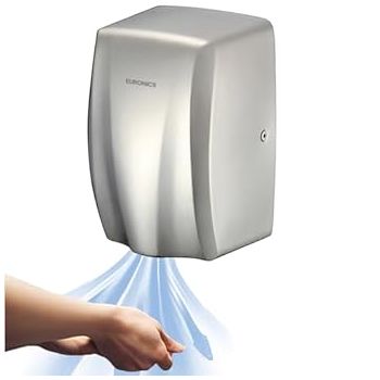 Euronics® Hand Dryer Automatic for Bathroom | Stainless Steel | Fast Dry | Commercial Use | EH270N