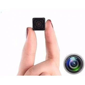 ZEPLORE 1080P Mini Spy Camera with Low Light Vision, Mini Portable Security Camera, Hidden Camera with Audio and Video Recorder for Home/Office Security Camera. (Black)