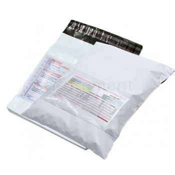 SECUREMENT® (Size-16 x 12) Tamper Proof Polybags Bags/Pouches/Cover 55 Micron for Shipping/Packing [Pack of >50 Pcs. >>with Pod)