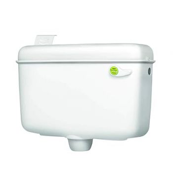 Hindware 511209 Sleek Essence Single Flush PVC Cistern (Starwhite)