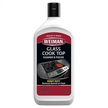Weiman Glass Heavy Duty Cook Top Cleaner & Polish | Removes Burned on Food & Will not Scratch | Cleans, Shines & Polishes Glass/Ceramics Cooktops - 591 ml