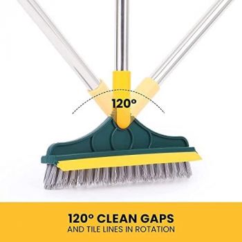 VYOOx Toilet Cleaning Brush with Wiper Tiles Cleaning