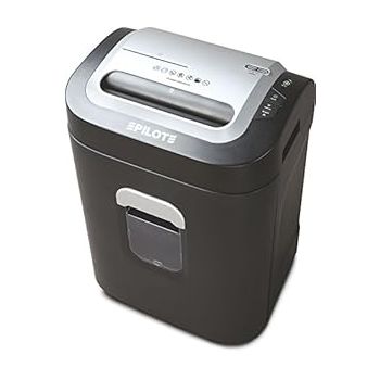 PILOT 15CC Paper,CD and Credit Card Cross Cut Shredder for Office use with 15 Sheet Capacity, 4 x 39 mm Cross Cut, 26L Bin, Auto Start/Stop Sensors with 1 Year Warranty