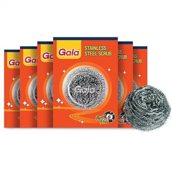 Gala Steel Scrubber Combo Set (Pack of 6)
