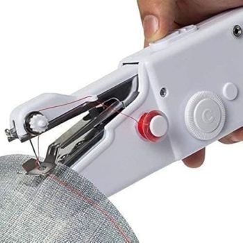 NUXXITO Electric Handy Stich Machine Stapler Style Portable Hand Sewing Machine For on The Spot Emergency Stiching Cordless Silai Machine Handheld Manual Tailoring Tool For Home & Travel Sewing (1)