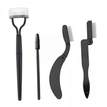 MERISHOPP®2x4x Eyebrow Brush Set Professional Bent Angled Portable Foldable Eyelash Comb|Health & Beauty | Makeup | Makeup Tools & Accessories