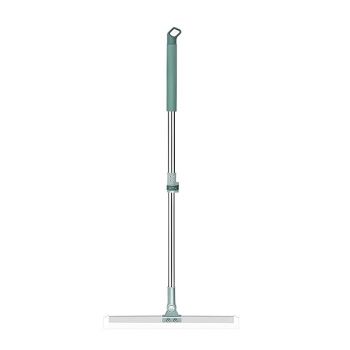 Misamo Enterprise 50-Inch Rotating Floor Squeegee, Heavy Duty Bathroom Wiper with 180-Degree Swivel Head, Sage Green