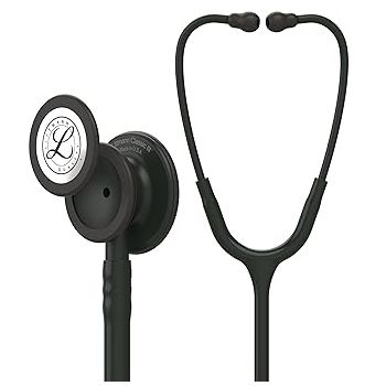 3M Littmann Classic III Monitoring Stethoscope, Black Edition Chestpiece, Black Tube, 27 inch, 5803