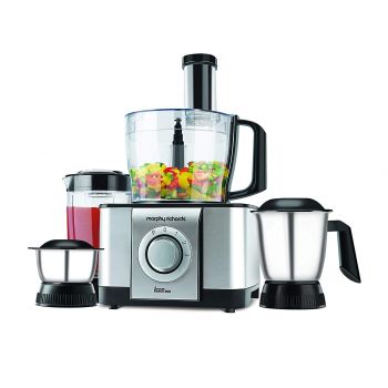 Morphy Richards Icon DLX Food Processor, (Silver, 1000 Watts)
