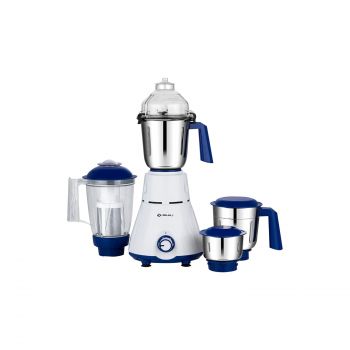 Bajaj Rex Mixer Grinder 750W  |4 Mixer Jars| Mixie for Kitchen with Nutri-Pro Feature|Titan Motor-Heavy Duty Grinding|Adjustable Speed Control|Multifunctional Blade System|1 Yr Warranty By Bajaj|White
