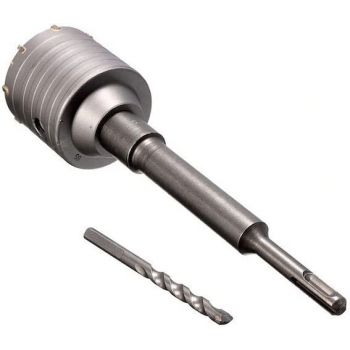 Inditrust Carbide,Metal,Carbide Tipped Sds_plus 50 Mm Concrete Wall Drill Bit Hole Saw Cutter And 300 Mm Connecting Rod