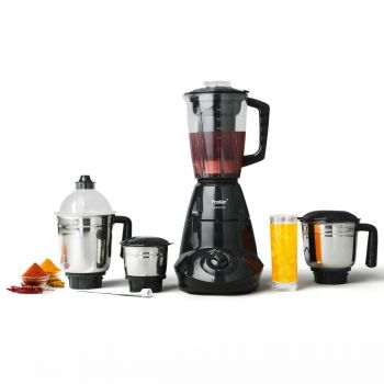 Prestige Iris 750 Watt 4 Jar Mixer Grinder | 3 Stainless Steel Multipurpose Jars and 1 Juicer Jar 750W