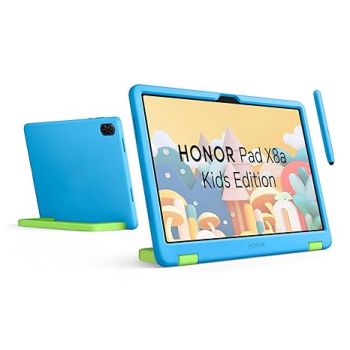 HONOR Pad X8a Kids Edition, 4GB RAM 128 GB ROM, 27.94cm(11") FHD Eye Comfort Display, 90Hz Refresh Rate, Parental Guidance, Kids Protective Case, Android 14, 4 Speakers, Wi-fi Tablet for Children,Grey