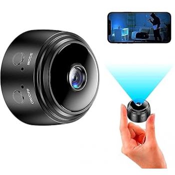 RNA WiFi Spy Camera Hidden for Home Outdoor High HD Focus Spy Magnet Mini Live Stream Night Vision IP Wireless 1080P Audio Video Hidden Indoor Nanny Camera for Home Offices Security MULTICOLOR.
