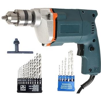 Inditrust 10mm Drill & Bit Tool Kit 13HHS Bits + 5 Masonry Bits Power & Hand Tool Kit