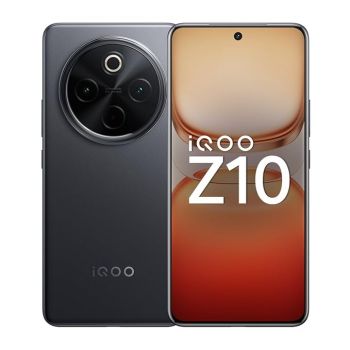 iQOO Z10 5G (Stellar Black, 8GB RAM, 128GB Storage) | India's Biggest Ever 7300 mAh Battery | Snapdragon 7s Gen 3 Processor | Brightest Quad Curved AMOLED Display in The Segment