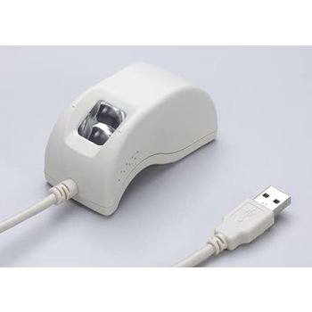 Access FM220U L1 USB Cable Optical Scanner for All Aadhar Based Finger Print Authentication | UIDAI & STQC L1 Certified Fingerprint Scanner for Aadhar Use | Registered with 1 Year RD(USB)