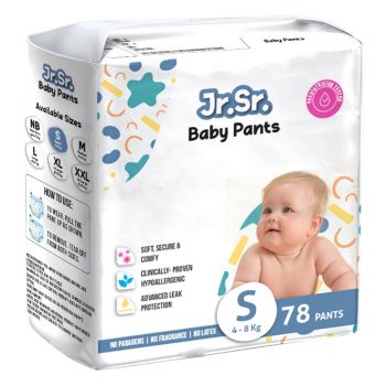 Jr. Sr. Baby Diaper Pants with Advanced Leak Protection