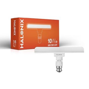 Halonix 10 Watts B22d LED bulb tube Light Cool White, Pack of 1, T-bulb