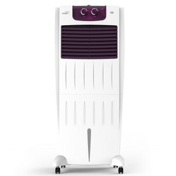 V-Guard Arido R35H-N Room Air Cooler for Home | Mosquito & Dust Filter | 2 Year Warranty | 35 L (White & Purple burry)