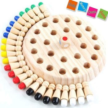 Sky Tech® Wooden Memory Match Stick Chess Game Set
