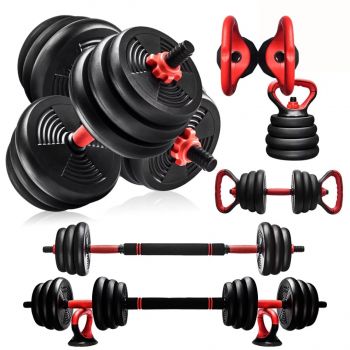 Burnlab 6 in 1 multifunctional weight training kit 
