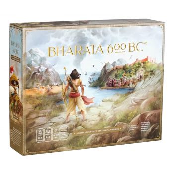 Go India Games - BHARATA 600 BC - Strategy Board Game for Teens, Adults and Family (It Includes 2 Games in one Box!)