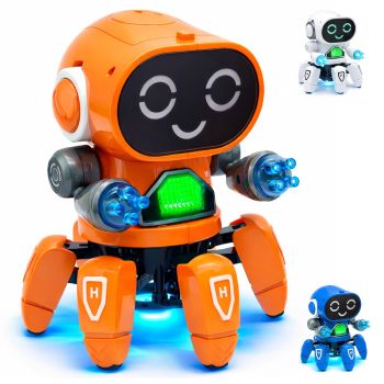 CDP VGRASSP Bot Robot Pioneer Colorful Lights and Music All Direction Movement Dancing Robot Toys for Boys and Girls (Color as per Stock Availability)
