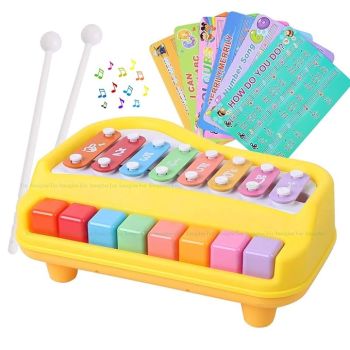 CDP Toy Imagine Xylophone Musical Toy for Kids 8 Scale – Piano Keyboard for 1 Year Baby Boy Girl | Birthday Gift for Kids 6-12 Months | Educational Toy for Toddlers