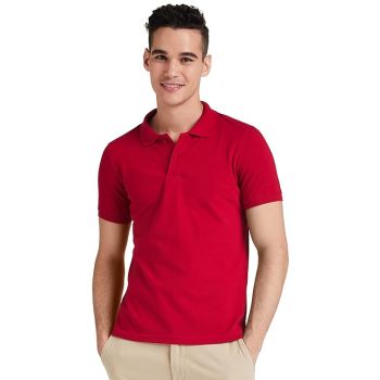 CDP Premium Quality Men's Cotton Polo Tshirt | Collar Tshirts | Half Sleeves -Tango Red