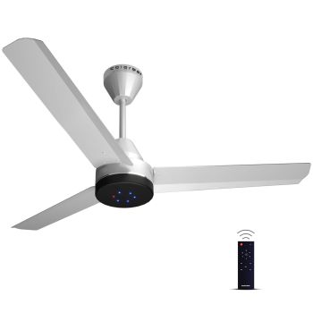 CDP Colorbot Stella BLDC Ceiling Fans 1200mm | BEE 5 Star Rated 370 RPM | Savings up to 65% | Remote Control (Boost, Timer, LED, Reverse Mode) | 4 Years Warranty (Arctic White)