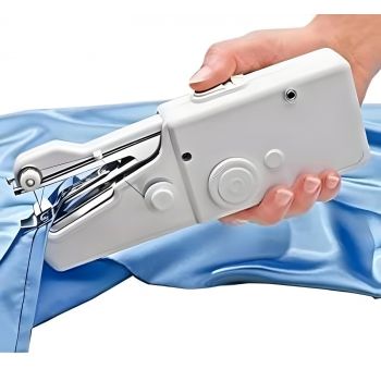 Portable Handheld Electric Sewing Electric Handy Stitch Handheld Sewing Machine | Mini Stapler Style Silai Machine for Home Tailoring & Emergency Stitching | Machine with Power Cell & Sewing Kit