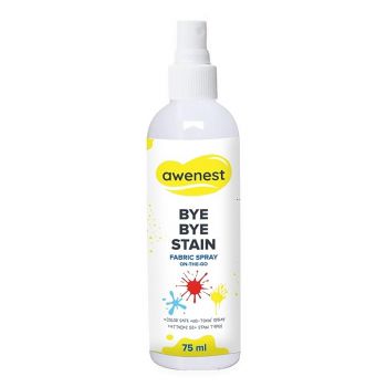awenest Bye Bye Food Stain - Instant Stain Remover Fabric Spray | Toxin-free | 50+ Stains | Easy to Carry | Plant-based