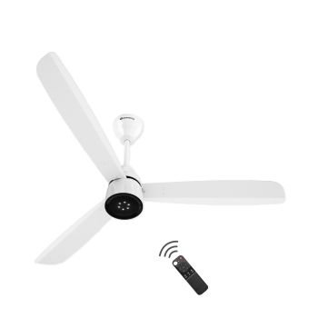CDP atomberg Renesa Enzel 1200mm BLDC Ceiling Fan with Remote | 5 star | Advance Air+ Technology | LED Speed Indicator | Low Noise | Sleek Design | Power Saving | 3 Year Warranty | Gloss White