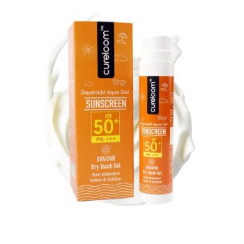 Day Shield Aqua Gel Sunscreen || Smooth & Lightweight || Hydrating & Protecting || Non-Greasy || No White Cast || For Men & Women || 50 g
