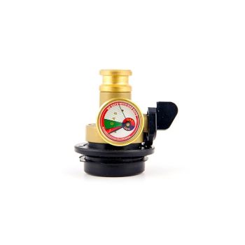 SUSRIJA Gas Safe India NDIA'S Original & Genuine Gas Safe 100% Automatic Gas Safety Device, Gas Leakage Detector, 100% Auto Cut Off, Brown (Vertical)