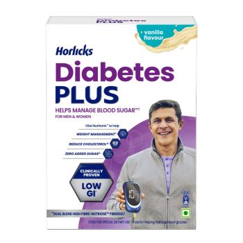 Horlicks Diabetes Plus, Vanilla, 400G,| Helps Manage Blood Sugar | Starts Working From Day 1