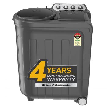 Whirlpool 9 kg 5 Star Semi-Automatic Top Loading Washing Machine (MAGIC CLEAN 9.0 GREY DAZZLE,2x Drying Power)