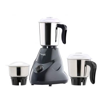 Butterfly Hero 500 Watts Mixer Grinder with 3 Jars | Stainless Steel Multipurpose Jars | ABS Body | Motor Overload Protection | 1 Year Manufacturer's Warranty | Grey