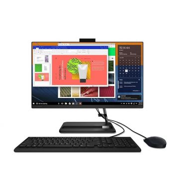 Lenovo IdeaCentre AIO 3 Ryzen 5 7430U 23.8" FHD IPS 3-Side Edgeless All-in-One Desktop with Alexa Built-in (8GB/512GB SSD/Win11/MSO 21/3Wx2 Speakers/HD Camera/USB Calliope Keyboard & Mouse) F0G1013EIN