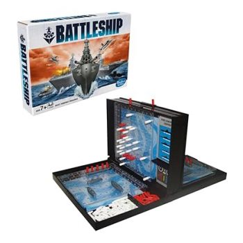 Hasbro Gaming, Battleship Board Game, Classic Strategy Play for Kids and Adults, for Boys & Girls Ages 7 and Up, for 2 Players, Birthday Gift