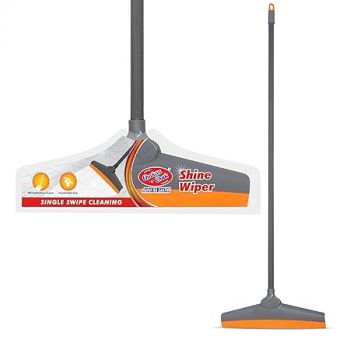 Chakaachak Shine Floor Wiper for Floor & Bathroom Cleaning Plastic & TPE Blades | Home Cleaning Gadgets| Surface Cleaner for Home, Kitchen, Office & Bathroom|