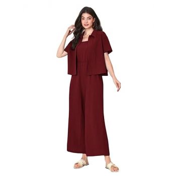 TOPLOT Solid Jumpsuit for Women (5225)