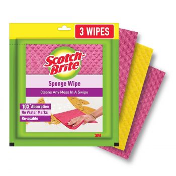 Scotch-Brite Sponge Wipe Resusable Kitchen Cleaning Sponge