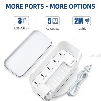 Extension Board with Cable Management Box