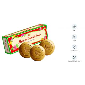 Mysore Sandal Soap,450g (150x3) (Pack Of 3)