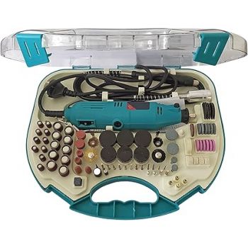 Inditrust Lruxor Multi Tool Die Grinder Rotary Tool Kit 180W MiniElectric DrillDie Grinder 160 pcs Accessories & Abrasive Power Tool Rotary Tool (3.2 mm)