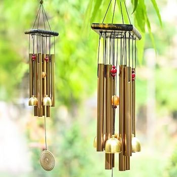 Hindcraft Soothing Wind Chimes for Bedroom & Living Room – Relaxing Home Décor, Positive Energy, Gift for Women, Men, Couples, Housewarming, Wind Chimes for Balcony & Garden Hanging Decoration